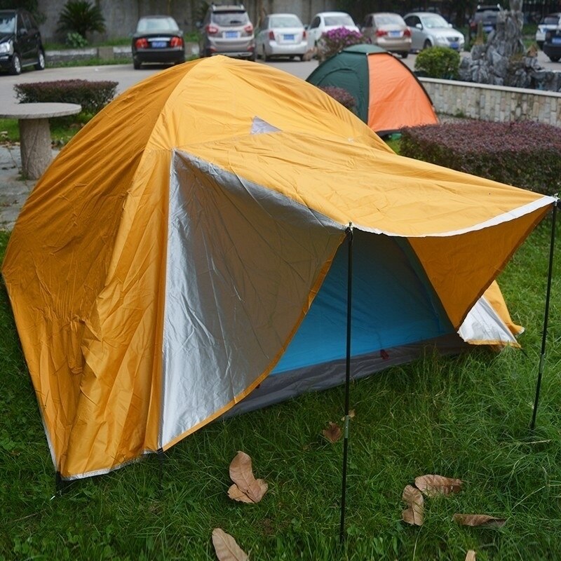 Cheap Goat Tents Windproof Camping Tent 3 4 Person High Attitude Tent 200x200x130cm Detachable Separated  Double Layer Outdoor Tent for Camping Tents 